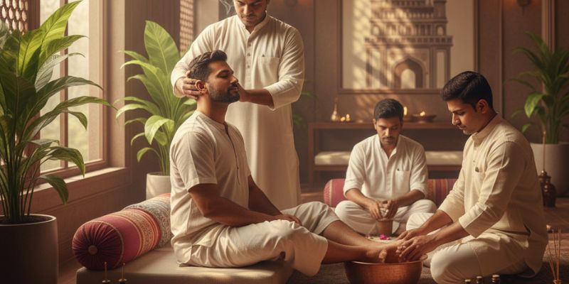 Weekend Stress Relief Men Massage Lakdikapul Hyderabad